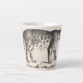 Tasse Latte Croquis Brodtmann Leopard (Devant)