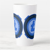 TASSE LATTE CRYPTO-MONNAIE LITECOIN (Devant)