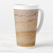 Tasse Latte Crystal Clear Water Sandy Beach Ocean Sea 2021 (Angle droit)