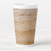 Tasse Latte Crystal Clear Water Sandy Beach Ocean Sea 2021 (Devant)