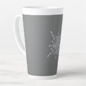 Tasse Latte Crystalized Snowflake (Angle gauche)
