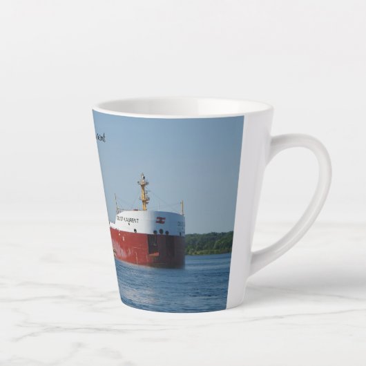 Tasse Latte CSL St. Laurent en latte (Droite)