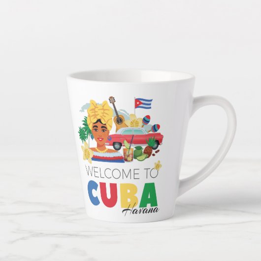 Tasse Latte Cuba (Droite)