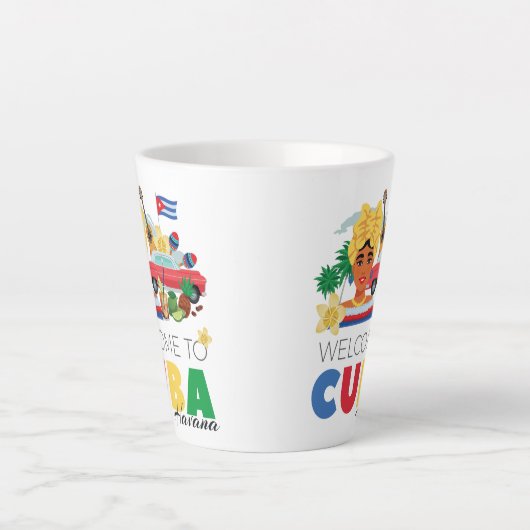 Tasse Latte Cuba (Devant)