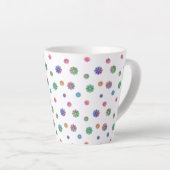 Tasse Latte Cueille une petite fleur  (Angle droit)