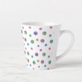 Tasse Latte Cueille une petite fleur  (Droite)