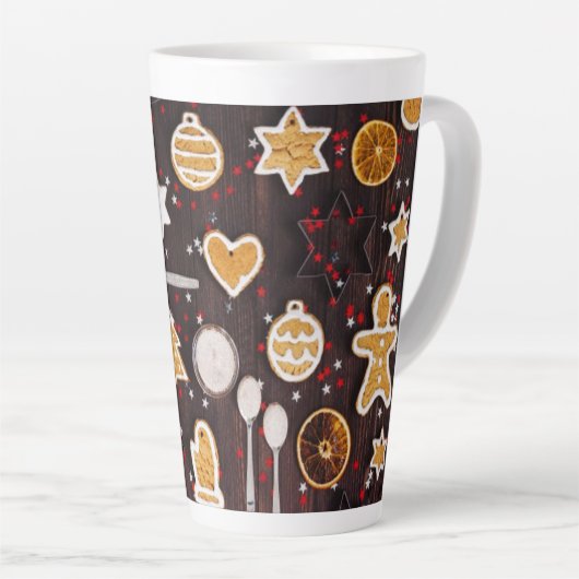 Tasse Latte Cuisine de vacances (Angle droit)