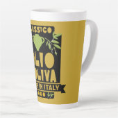 Tasse Latte Cuisine italienne d'huile d'olive (Angle droit)