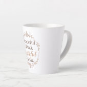 Tasse Latte Cultivate a Peaceful and Grateful Spirit (Angle droit)