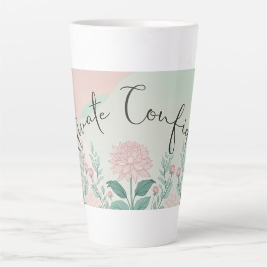Tasse Latte Cultiver la confiance Thème (Devant)
