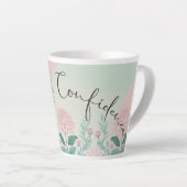 Tasse Latte Cultiver la confiance Thème (Angle droit)