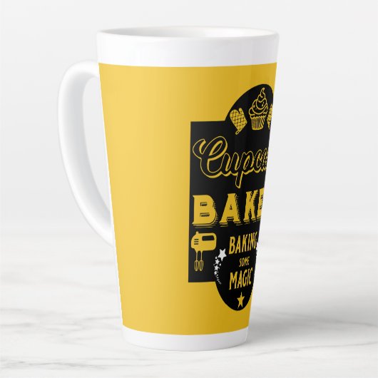 Tasse Latte Cupcake Master Baker (Angle gauche)