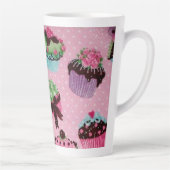 Tasse Latte Cupcake rose (Droite)