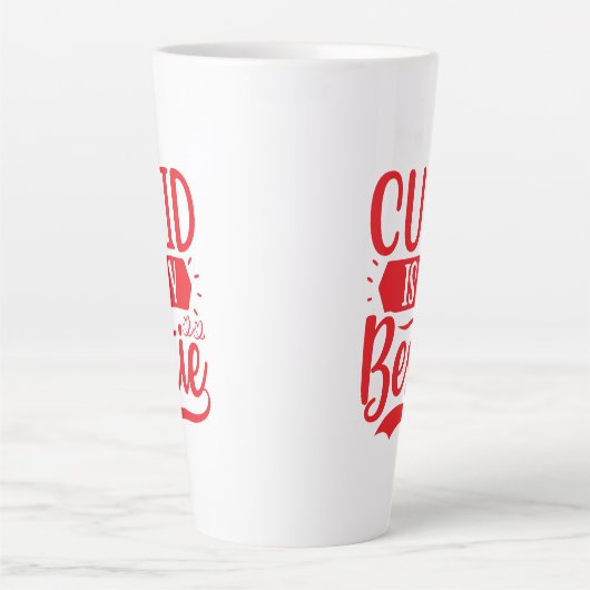 Tasse Latte cupide est ma bestie (Devant)