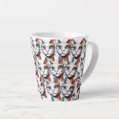 Tasse Latte Curieux Kitty (Angle droit)