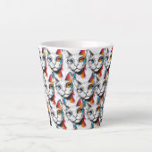Tasse Latte Curieux Kitty (Devant)