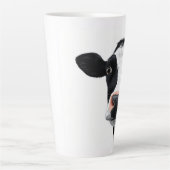 Tasse Latte Curiosité de vache en gros plan (Devant)