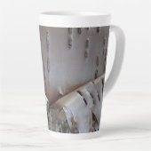 Tasse Latte Curly Birch Bark Tree Rustic (Angle droit)