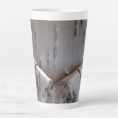 Tasse Latte Curly Birch Bark Tree Rustic (Devant)