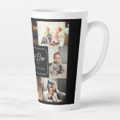 Tasse Latte Custom 8 Photo Collage Meilleure bouteille d'eau p (Droite)