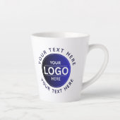 Tasse Latte Custom Business Brand Logo (Droite)