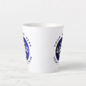 Tasse Latte Custom Business Brand Logo (Devant)