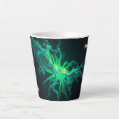 Tasse Latte Custom Doctor Nurse Biological Cell Science Art (Devant)