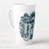 Tasse Latte Custom Name Bali (Angle gauche)