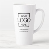 Tasse Latte Custom Small Business Logo Personalized Branded (Droite)