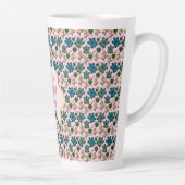 Tasse Latte Custom turtle pattern  (Droite)