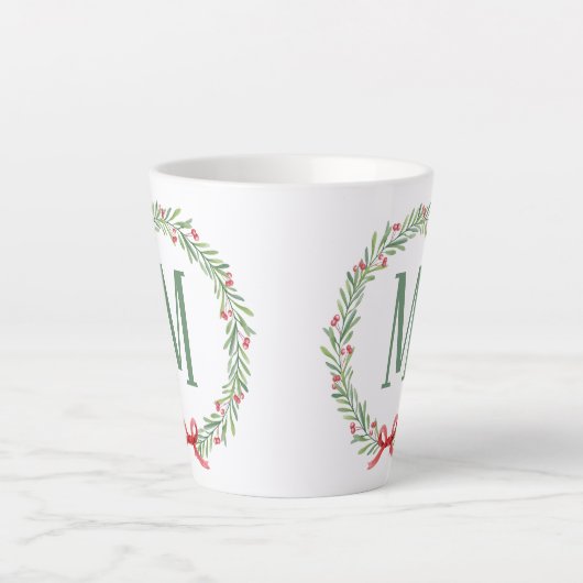 Tasse Latte Customizable Holiday Letter and Gift Stickers (Devant)