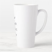 Tasse Latte Customizable Your Design or Text Here Personalized (Droite)