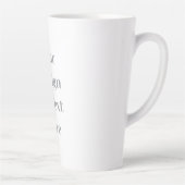 Tasse Latte Customizable Your Design or Text Here Personalized (Droite)
