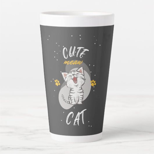TASSE LATTE CUT CAT (Devant)