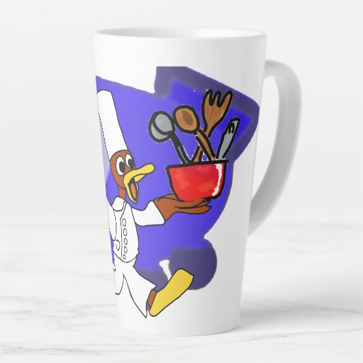 Tasse Latte Cute (Angle droit)
