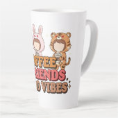 Tasse Latte Cute Animal Friends Coffee Lovers (Angle droit)
