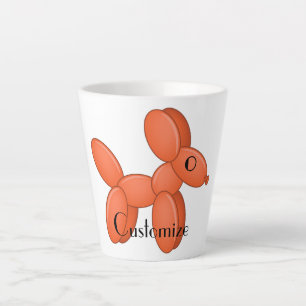 Tasse Latte Cute Balloon Chien Thunder_Cove