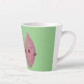 Tasse Latte Cute chantant des patates douces caricaturales lég (Droite)