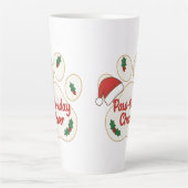 Tasse Latte Cute Christmas Pet Paw (Devant)