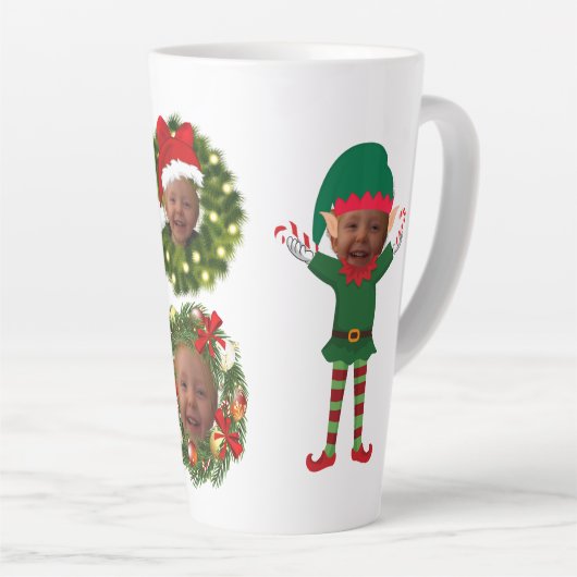 Tasse Latte Cute Elf (Angle droit)