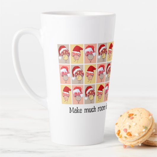 Tasse Latte Cute FAIRE BEAUCOUP DE PLACE POUR CHRIST Christmas (En situation)