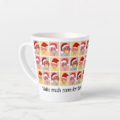 Tasse Latte Cute FAIRE BEAUCOUP DE PLACE POUR CHRIST Christmas (Angle gauche)