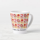 Tasse Latte Cute FAIRE BEAUCOUP DE PLACE POUR CHRIST Christmas (Angle droit)