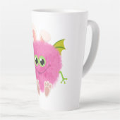 Tasse Latte Cute fluffy rabbit monster (Angle droit)