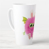Tasse Latte Cute fluffy rabbit monster (Angle gauche)