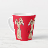 Tasse Latte Cute Giraffe Couple Thunder_Cove (Angle gauche)