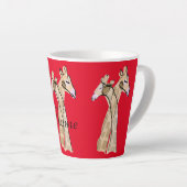 Tasse Latte Cute Giraffe Couple Thunder_Cove (Angle droit)