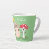 Tasse Latte Cute kawaii champignon champignon toadstool (Angle droit)