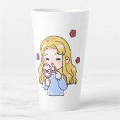 Tasse Latte Cute Kids Water Bottle – Jelly Theme | Cartoon Fun (Devant)
