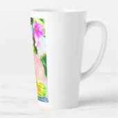 Tasse Latte Cute Kitschy Bunny Rabbit (Droite)